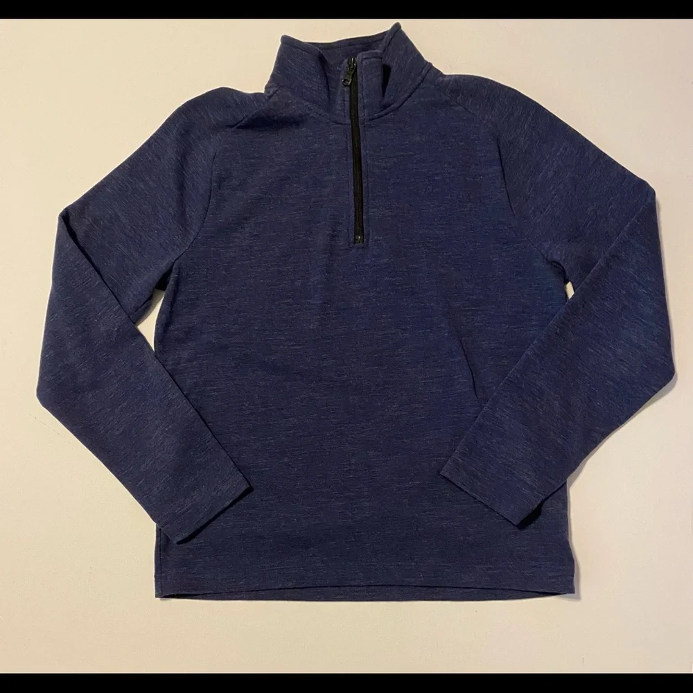 EUC Banana Republic 1/4 Zip Sweatshirt SZ M Blue